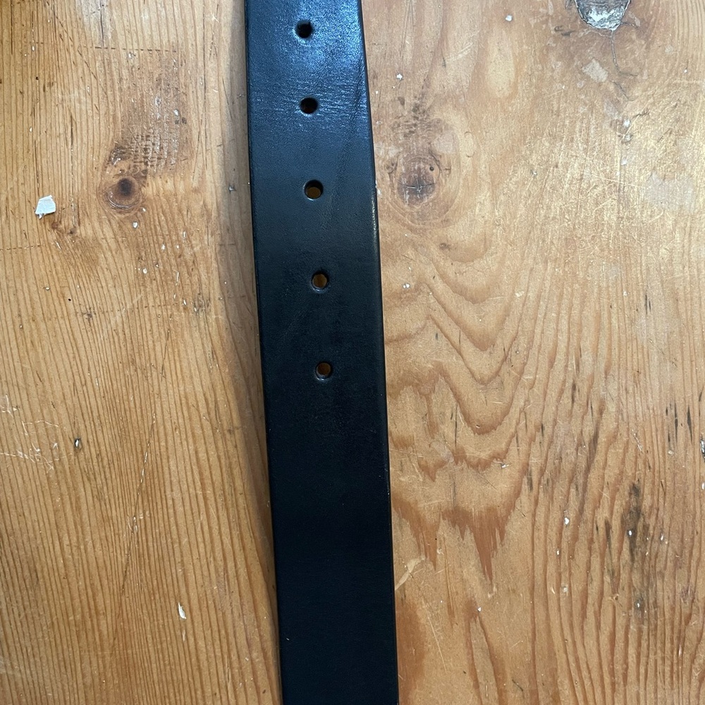 Sundance Black Brass Circle Italian Leather - Picture 8 of 11